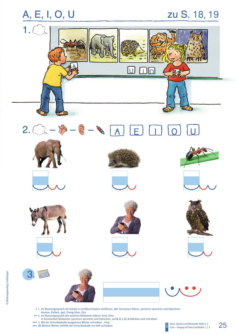 ABC der Tiere 1 – Schulbuch Kompaktausgabe: Lesen in Silben – Arbeitsheft – Teil A – Classic