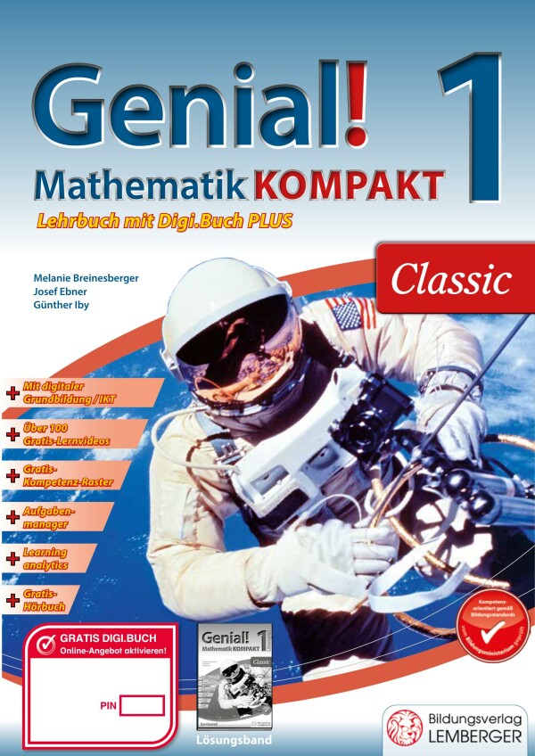 Genial! Mathematik 1 – kompakt IKT_v2.2 Classic: Schulbuch
