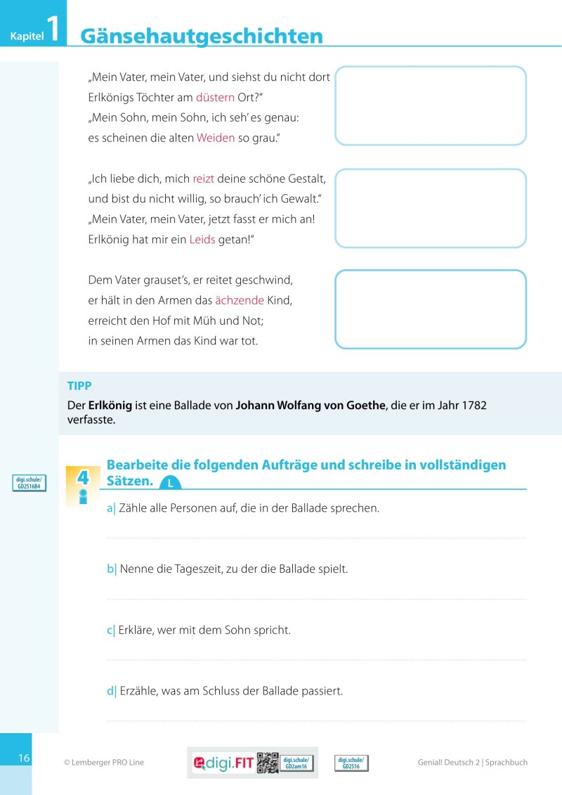 Genial! Deutsch 2 – Sprachbuch IKT LP’23 v.1.2 / Schulbuch PLUS Lizenz