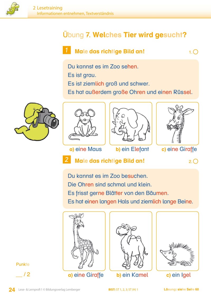 Lese- und Lernprofi 1 - Schulbuch: Silbierte Ausgabe_Version 3.1