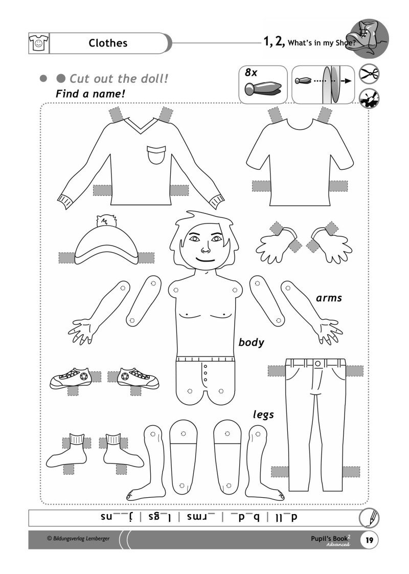 1,2, What's in my Shoe? - Pupil's Book 2 - Advanced