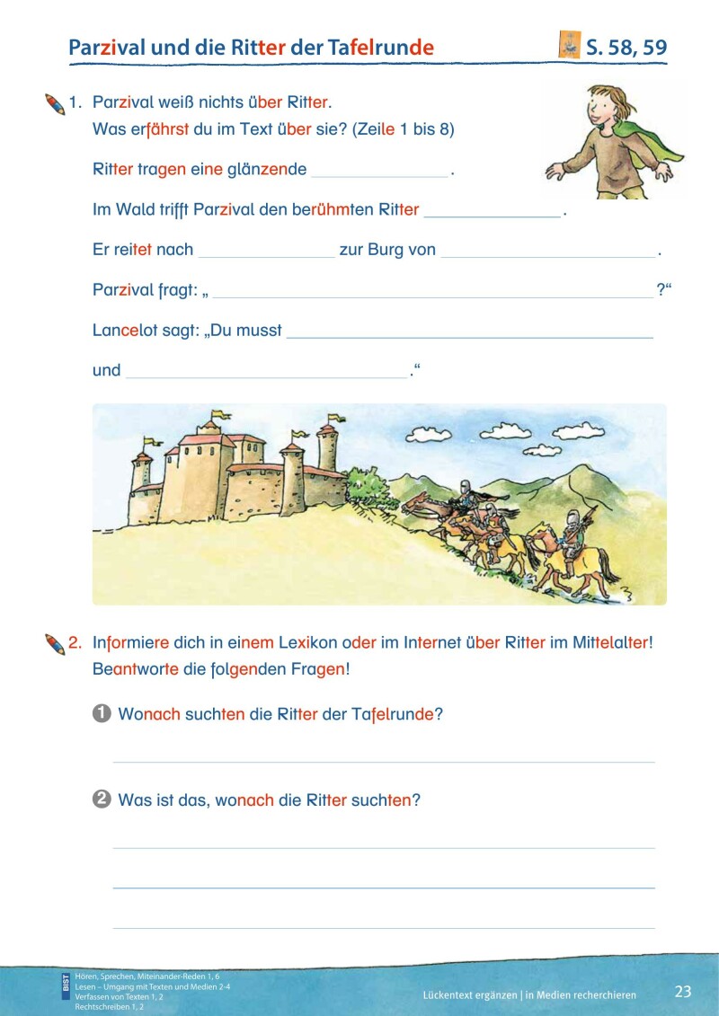 ABC der Tiere 4 - Arbeitsheft Lesebuch - Kompaktausgabe