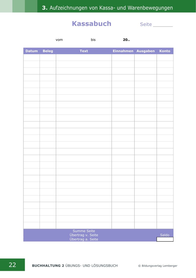 Buchhaltung 2 - Übungsbuch mit Lösungen