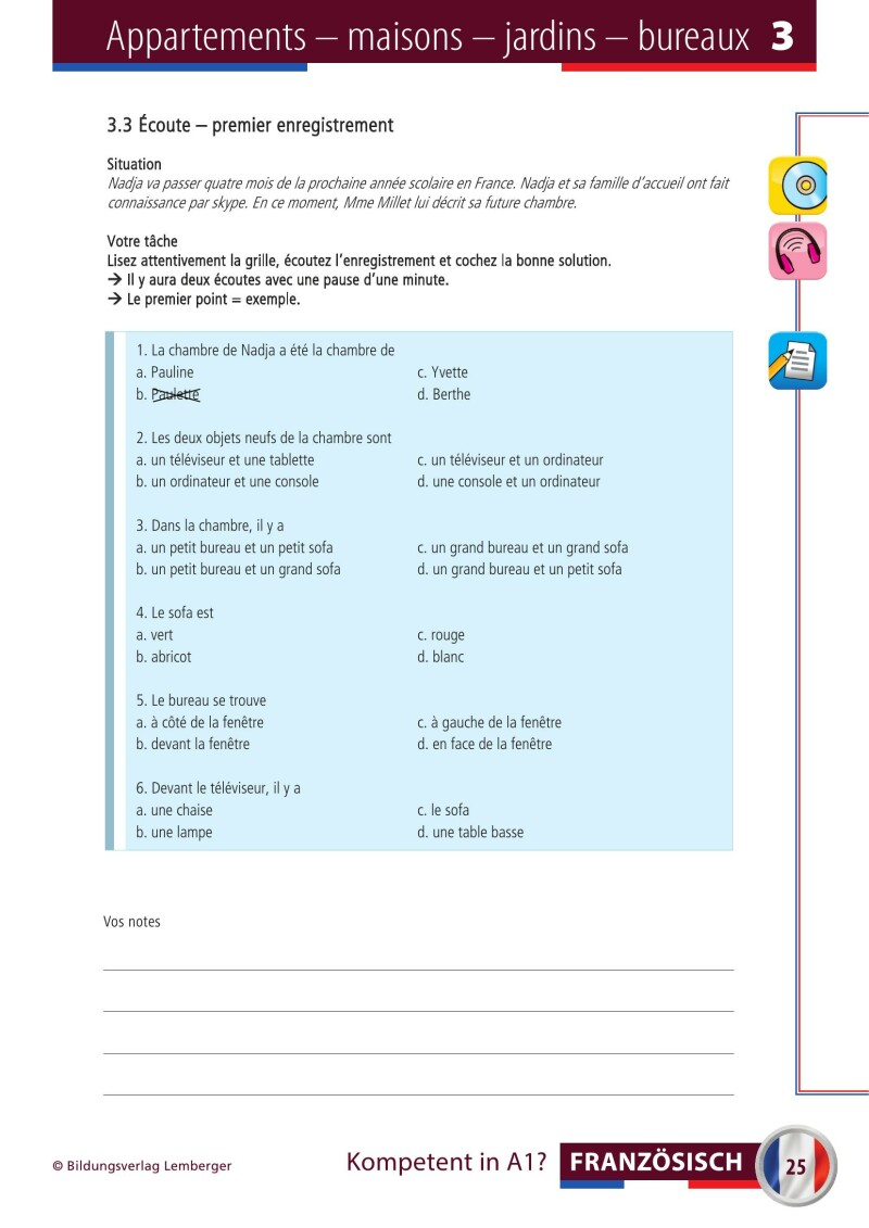 Französisch Kompetent in A1? Arbeitsbuch inkl. Audio-CD