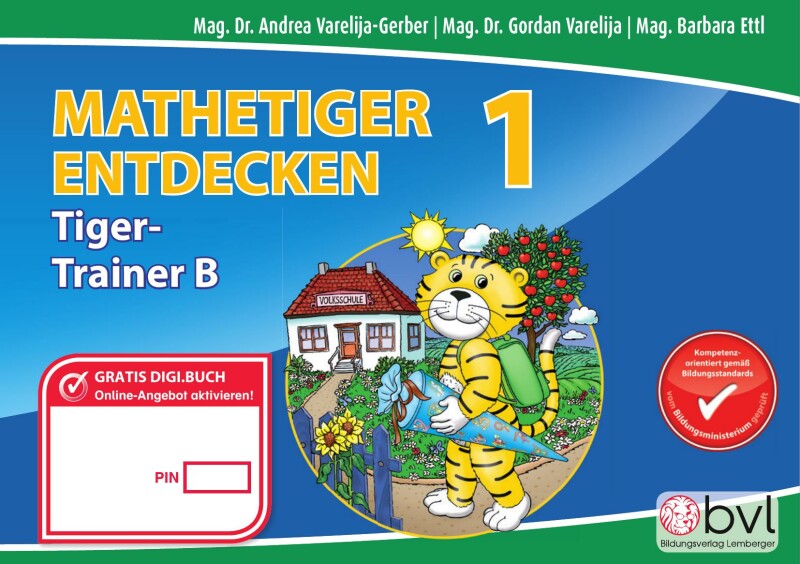 Mathetiger 1 NEU – Schulbuch Tigertrainer – Teil B (für das 2. Semester) – Classic