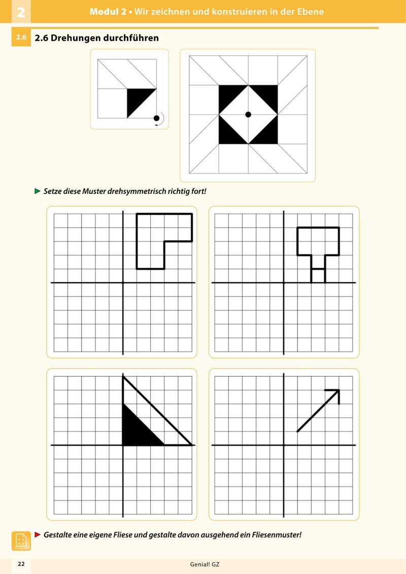 Genial! Geometrisches Zeichnen 3-4 / Schulbuch v2.1