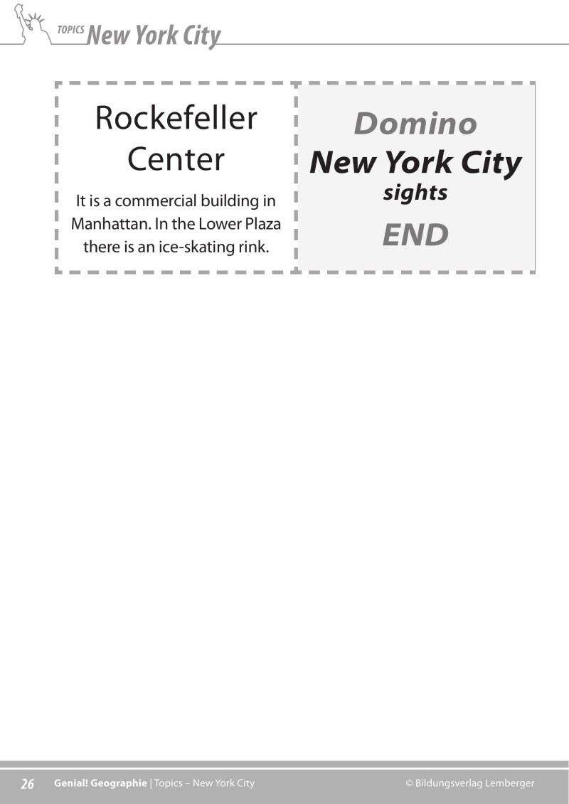 Genial! GW 2 – topics 2: New York City