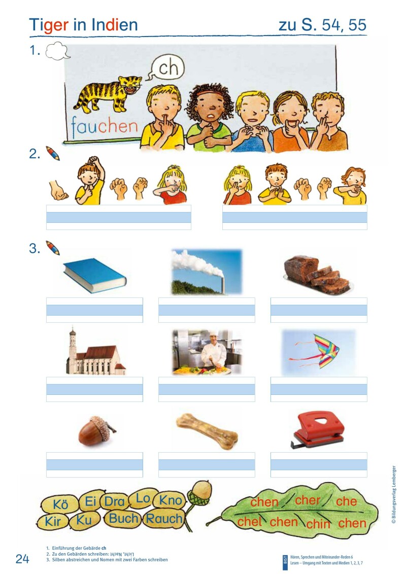 ABC der Tiere 1 – Schulbuch: Lesen in Silben – Arbeitsheft – Teil B LP‘23 v1.1