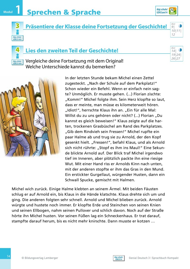 Genial! Deutsch 3 – Sprachbuch Kompakt IKT: Schulbuch für das Leistungsniveau ”Standard”