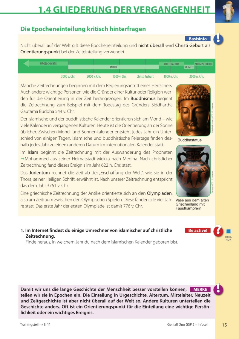 Genial! DUO Geschichte 2 - Info-Teil