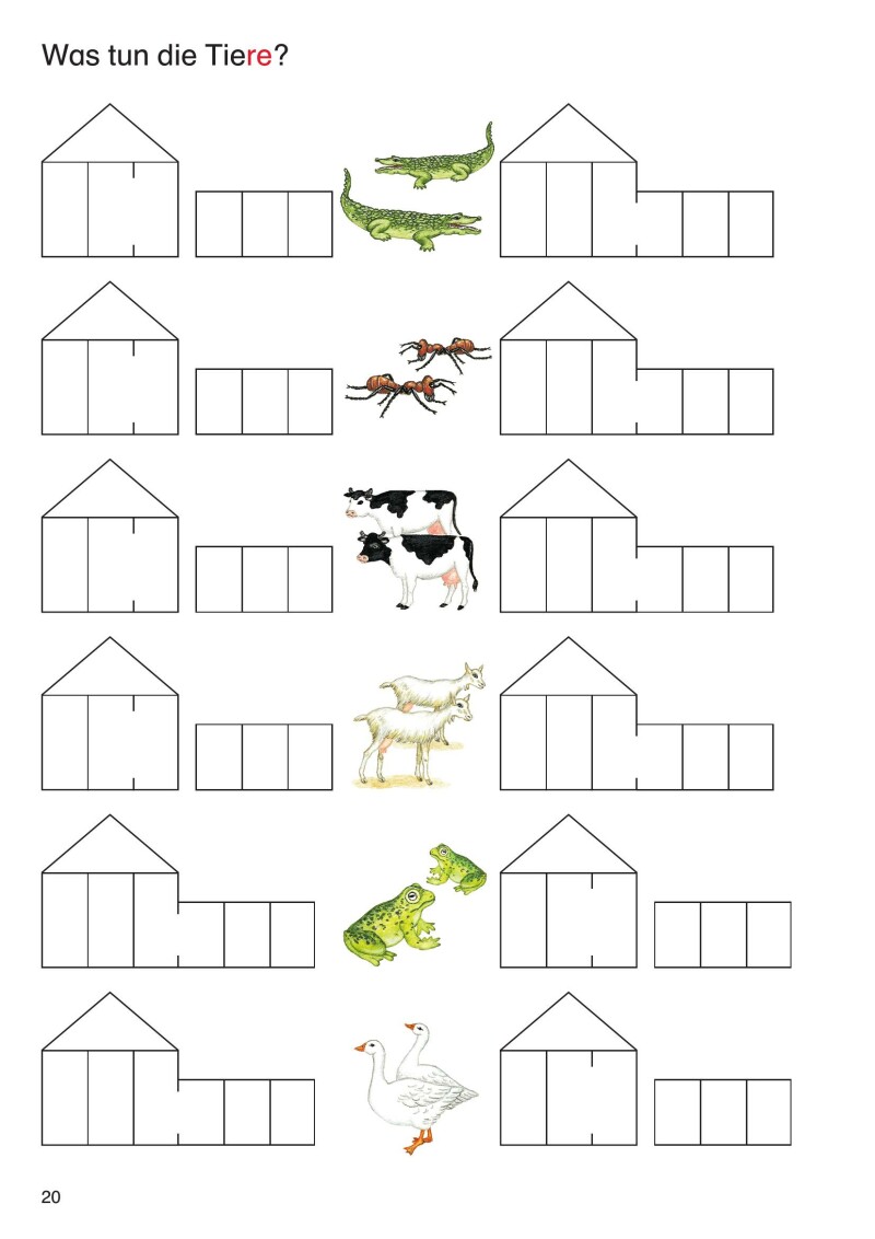 ABC der Tiere 1 - Schulbuch: Arbeitsheft - Spontane Schreibung der Doppelkonsonanten