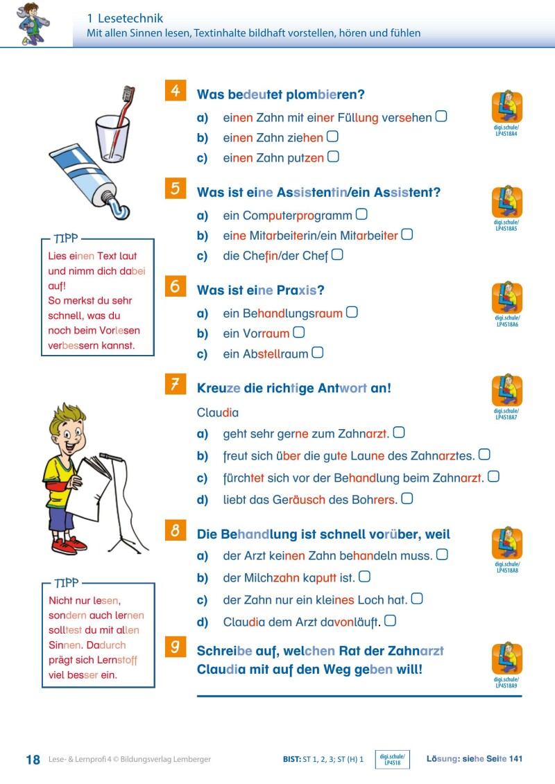 Lese- und Lernprofi 4 v3.1 / Schulbuch – silbierte Ausgabe