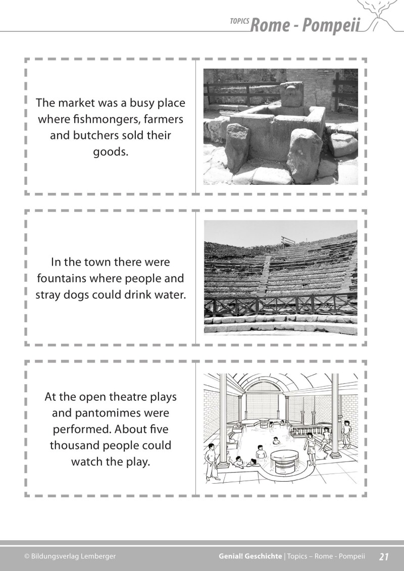 Genial! Geschichte 2 – topics 4: Rome – Pompeji