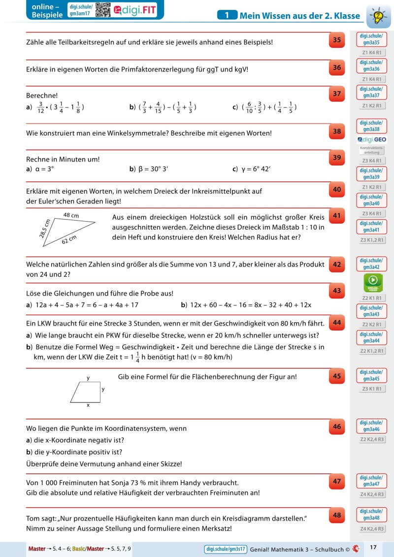 Genial! Mathematik 3 – Schulbuch IKT LP‘23 v.1.1