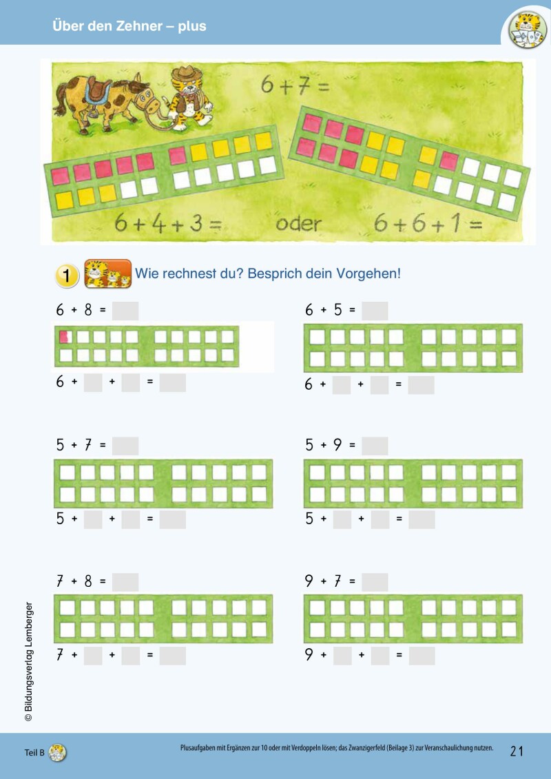 Mathetiger 1 NEU – Schulbuch Teil B (für das 2. Semester) – Classic