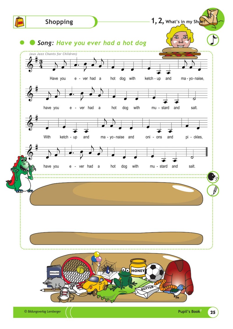 1,2, What's in my Shoe? - Pupil's Book 2