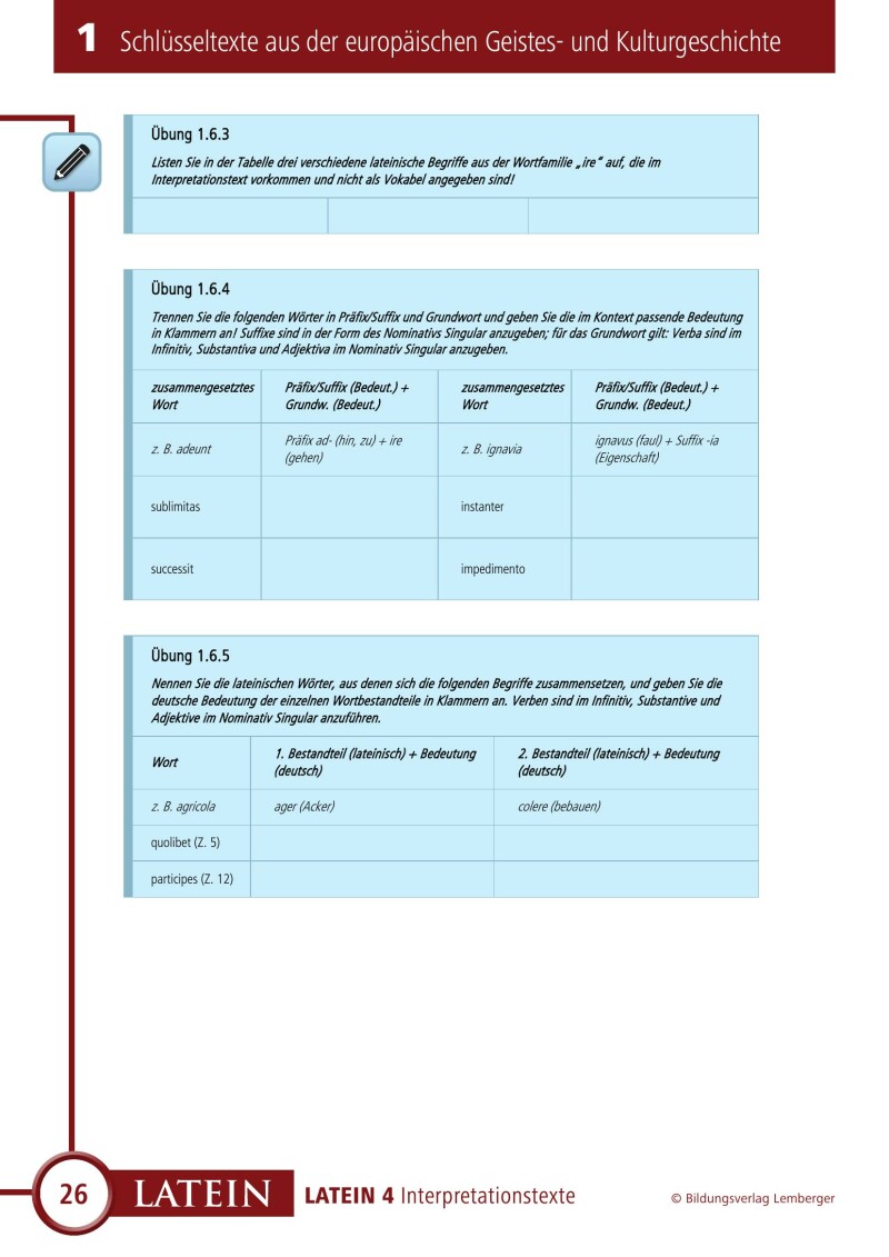 Vitae - Interpretationstexte Band 4 (für Latein vierjährig)