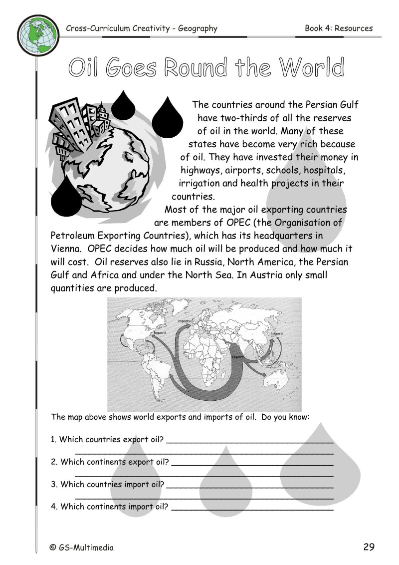 Cross Curriculum Creativity – Geography – Book 4: Resources