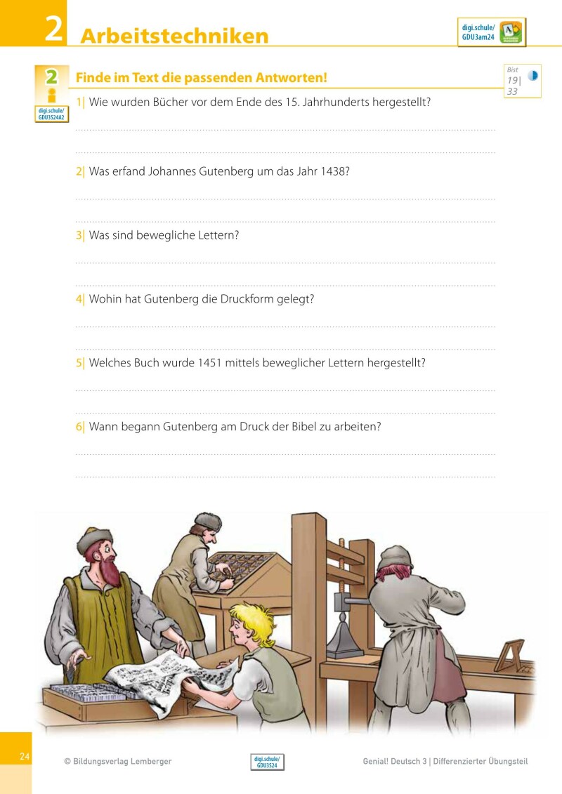 Genial! Deutsch 3 - Sprachbuch IKT NEU: Differenzierter Übungsteil mit Lösungsheft