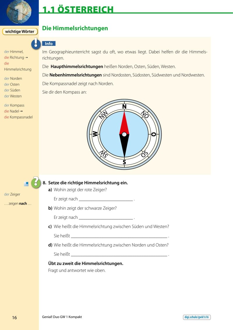 Genial! DUO Geographie 1 - KOMPAKT (mit Wortschatzheft und Lösungsheft)