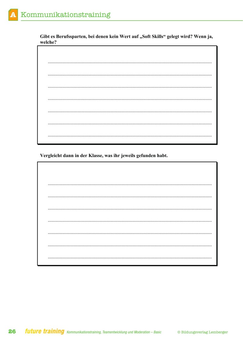 Kompetenz Lernen® – future training – Kommunikationstraining, Teamentwicklung und Moderation – Basic Edition