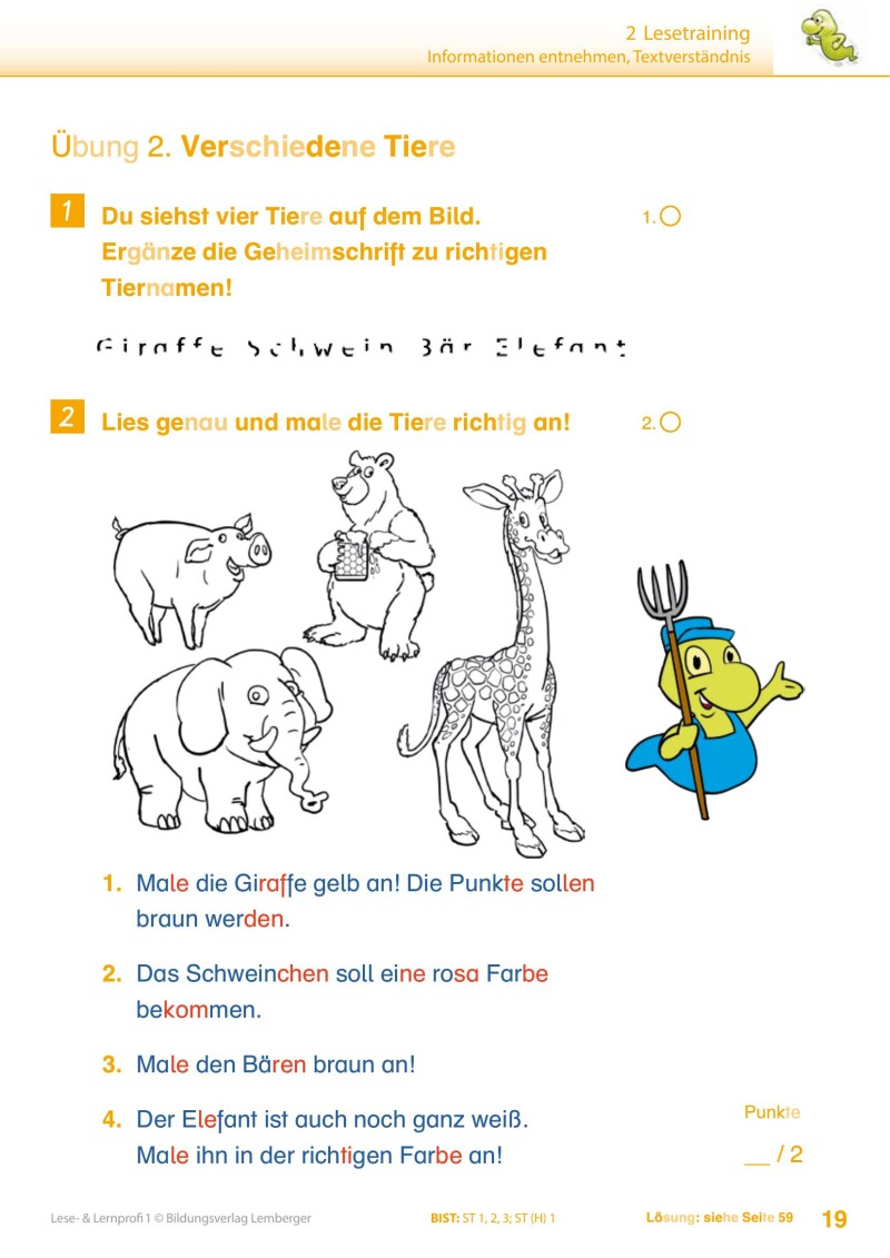 Lese- und Lernprofi 1 - Schulbuch: Silbierte Ausgabe_Version 3.1