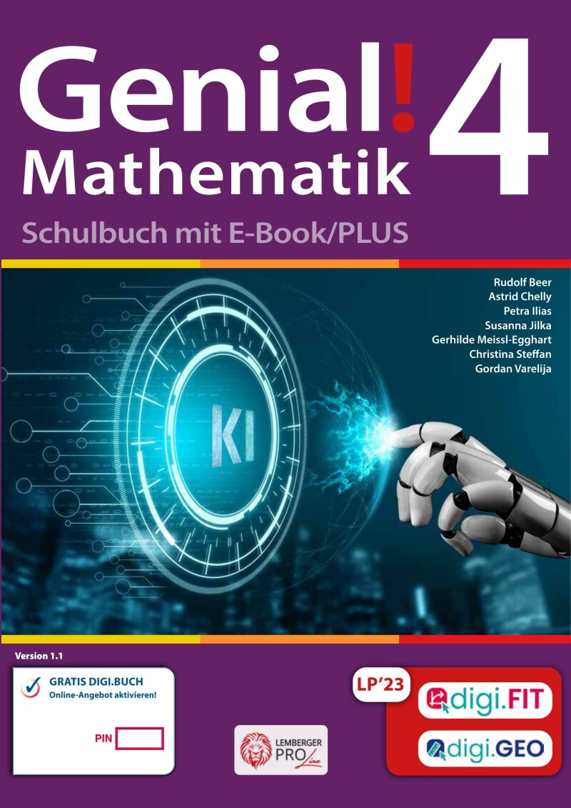 Genial! Mathematik 4 – Schulbuch IKT LP‘23 v.1.1