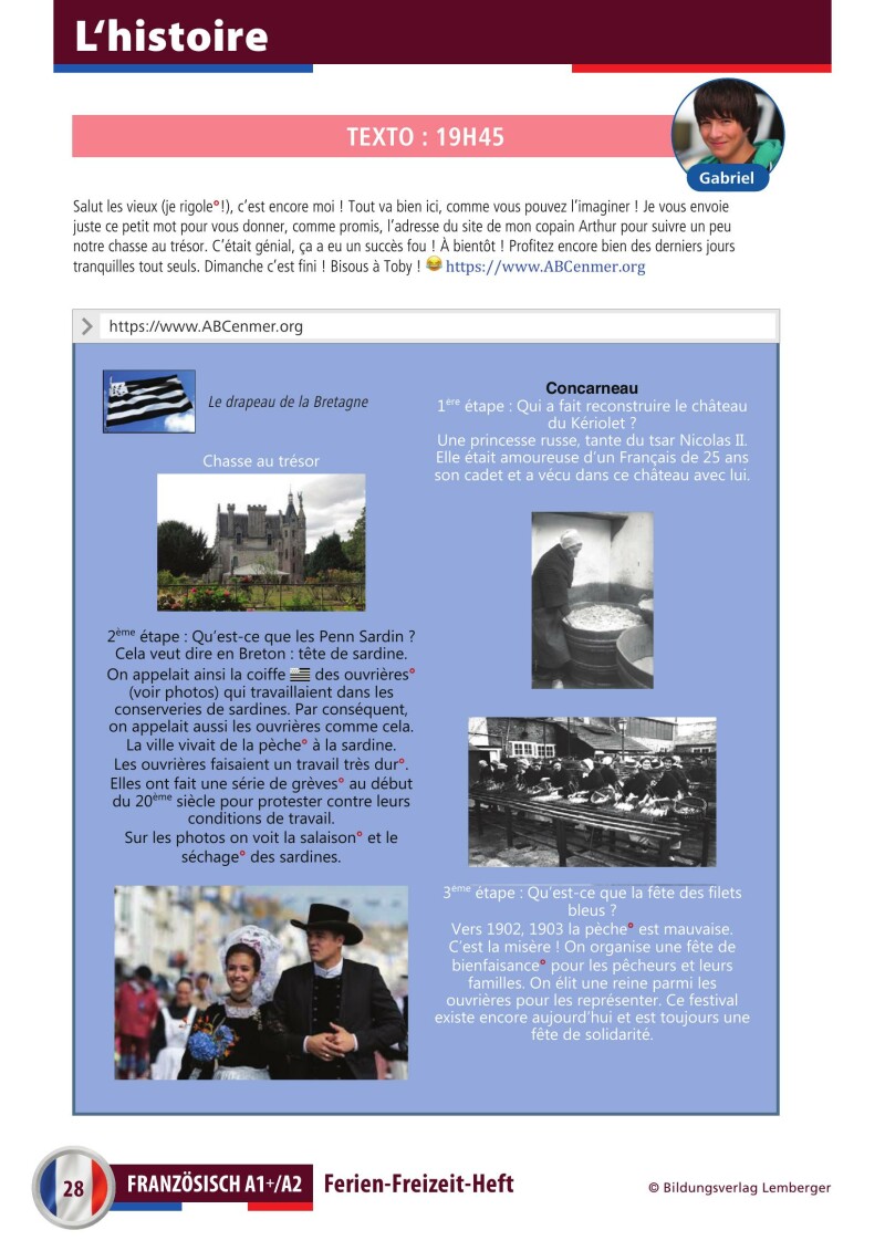 Ferien-Freizeit-Heft Französisch A1+/A2