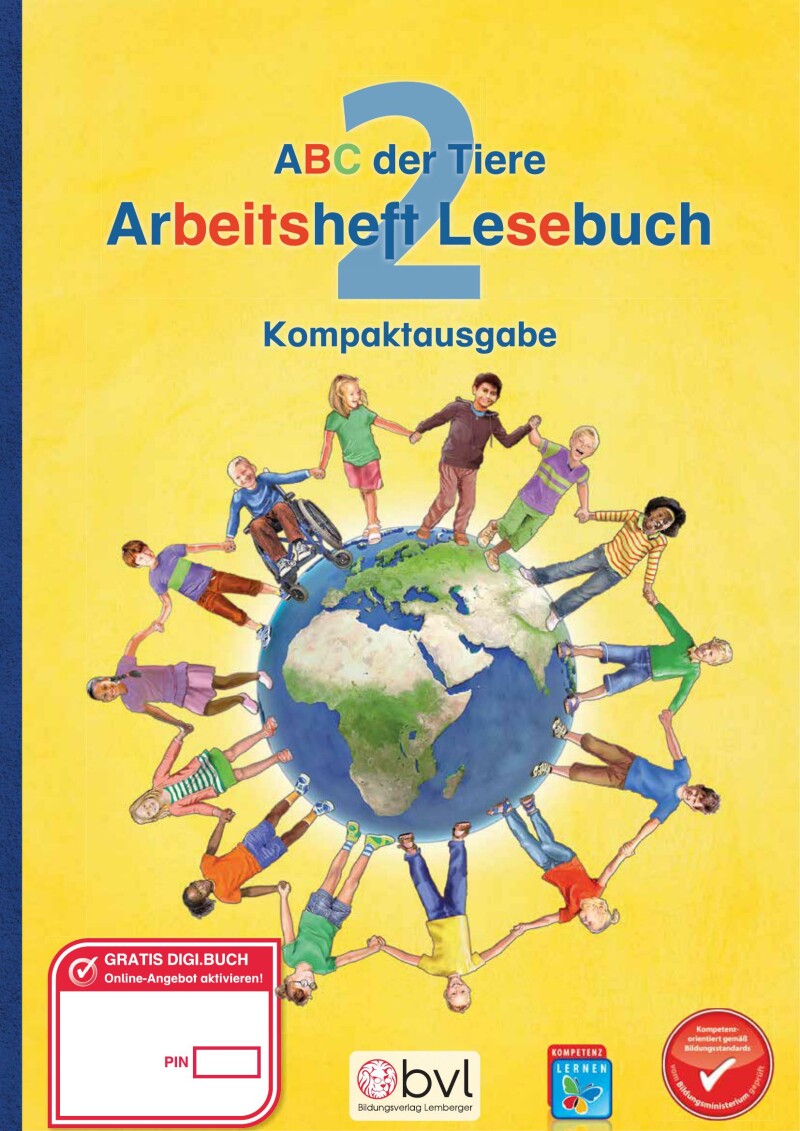 ABC der Tiere 2 - Schulbuch Kompaktausgabe: Lesebuch - Arbeitsheft