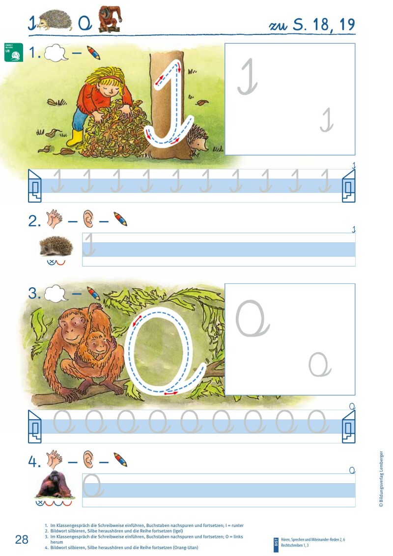 ABC der Tiere 1 – Schulbuch: Schreiblehrgang – Teil A Schreibschrift LP‘23 v.1.1