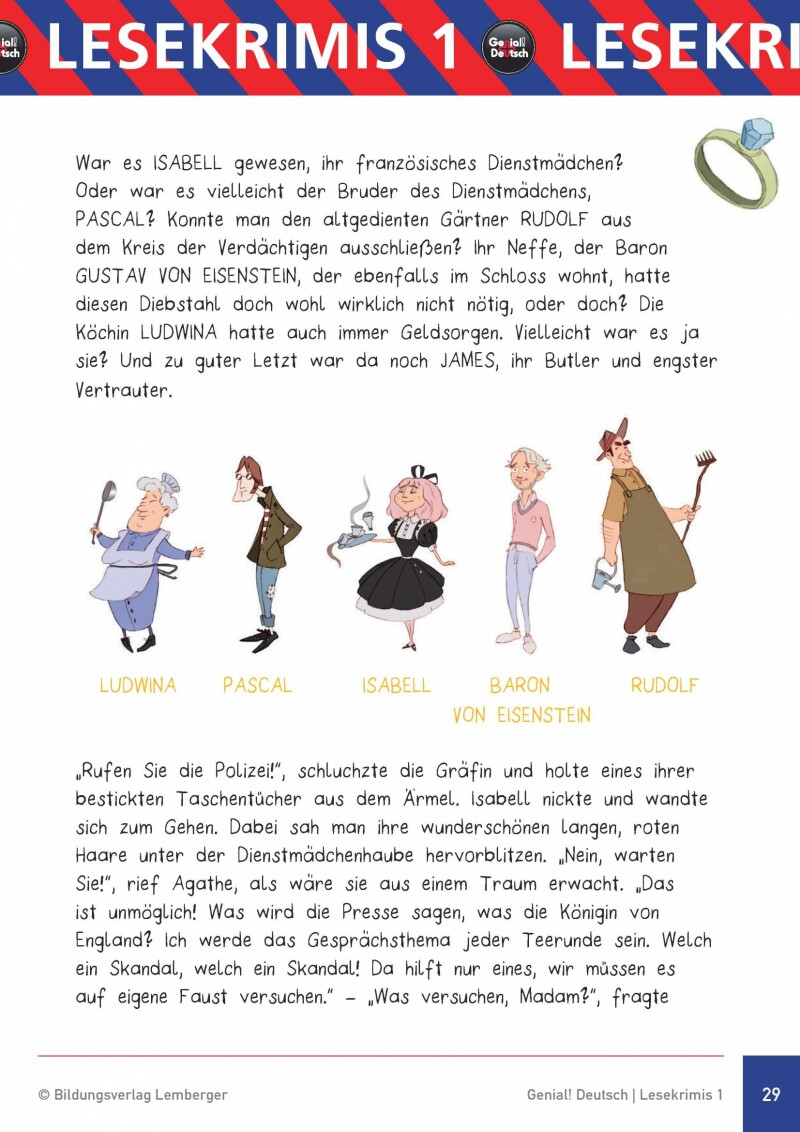 Genial! Deutsch - Lesekrimis 1