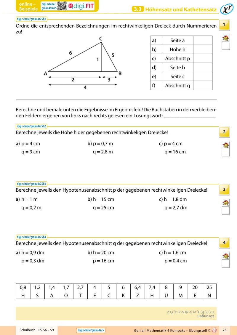 Genial! Mathematik 4 - Kompakt IKT v2.3 – Übungsteil