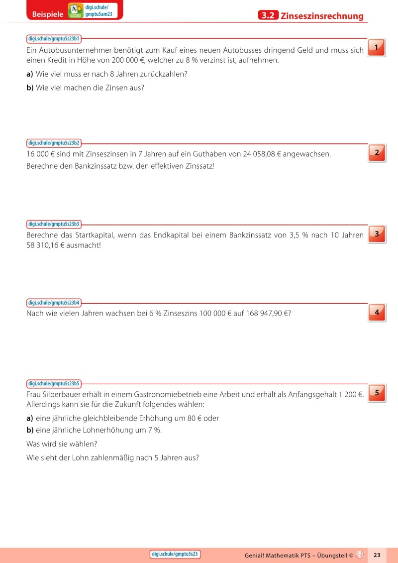 Genial! Mathematik PTS - Übungsteil: Basic + Master Edition Version 3.1