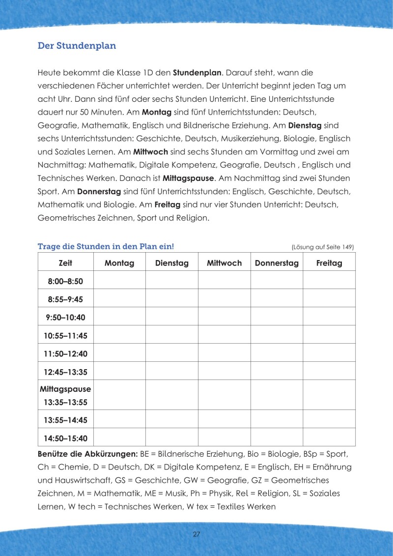 Stichwort DaZ - Lesetraining