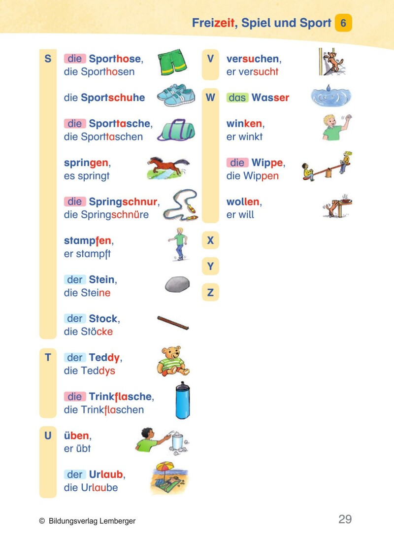 INDIGO - Silben-Themen-Wörterbuch: Differenziertes Wörterbuch mit illustrierten Themen und Grundwortschatz