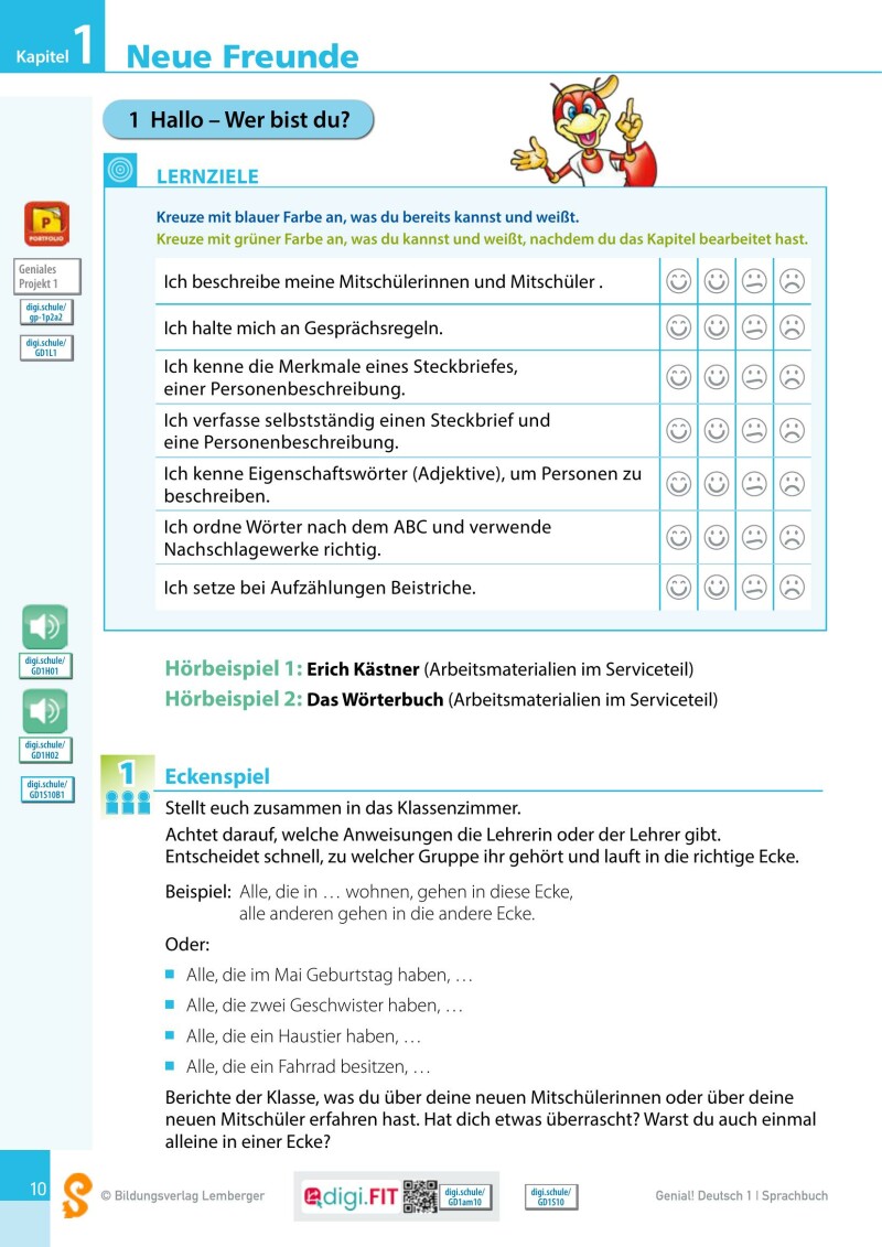 Genial! Deutsch 1 – Sprachbuch IKT LP’23 v.1.1 / Schulbuch