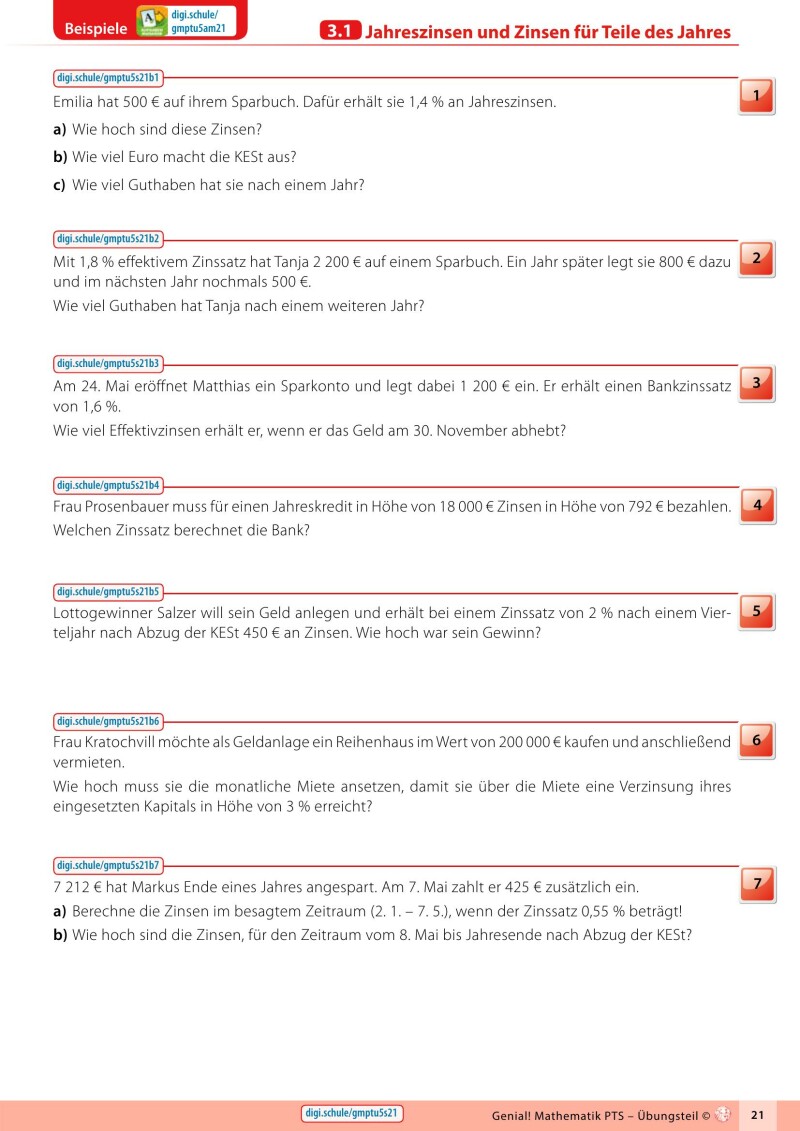 Genial! Mathematik PTS - Übungsteil: Basic + Master Edition Version 3.1