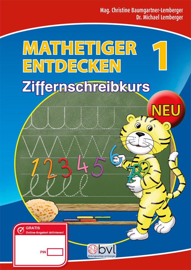 Mathetiger 1 - Schulbuch Ziffernschreibkurs