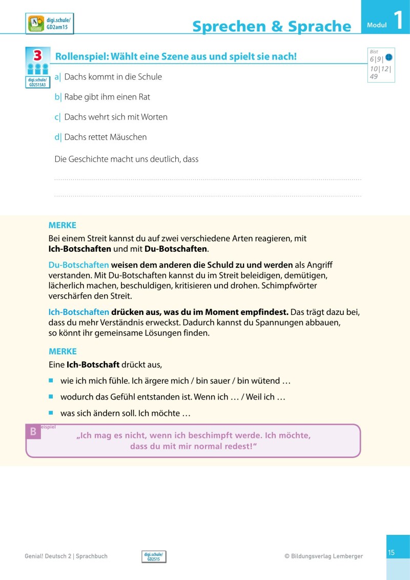 Genial! Deutsch 2 – Sprachbuch IKT: Schulbuch PLUS-Lizenz mit eSquirrel