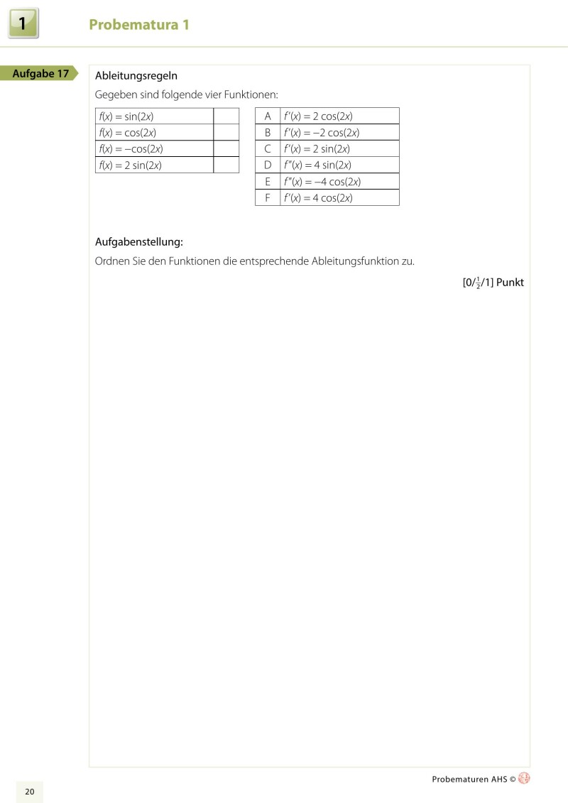 Mathematik AHS - Maturavorbereitung