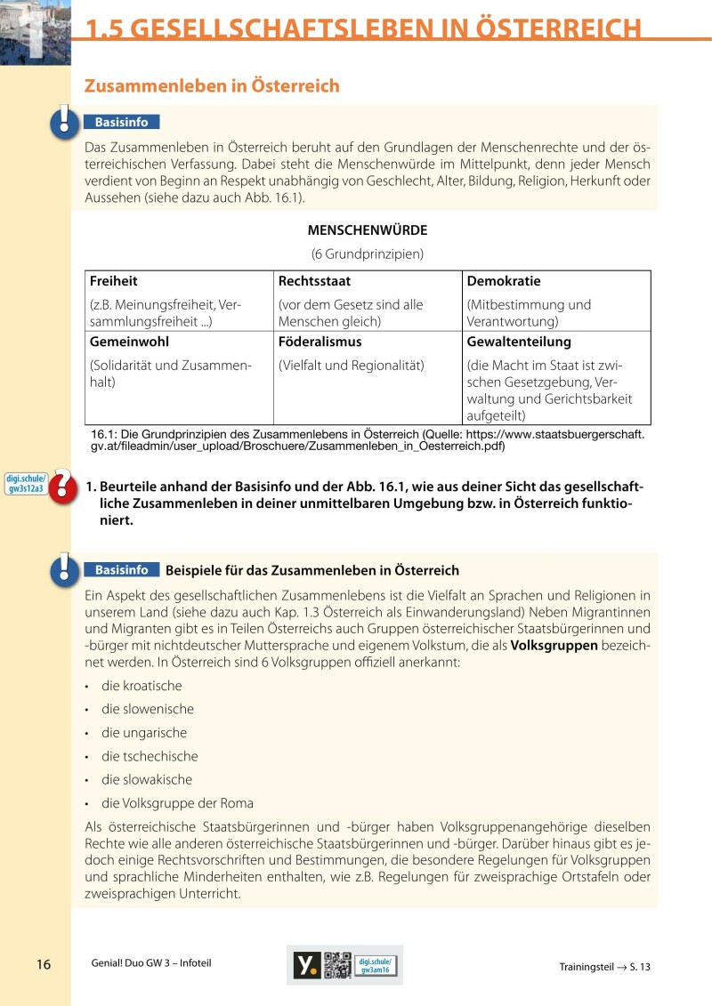 Genial! Duo Geografie und Wirtschaftliche Bildung 3 - Infoteil