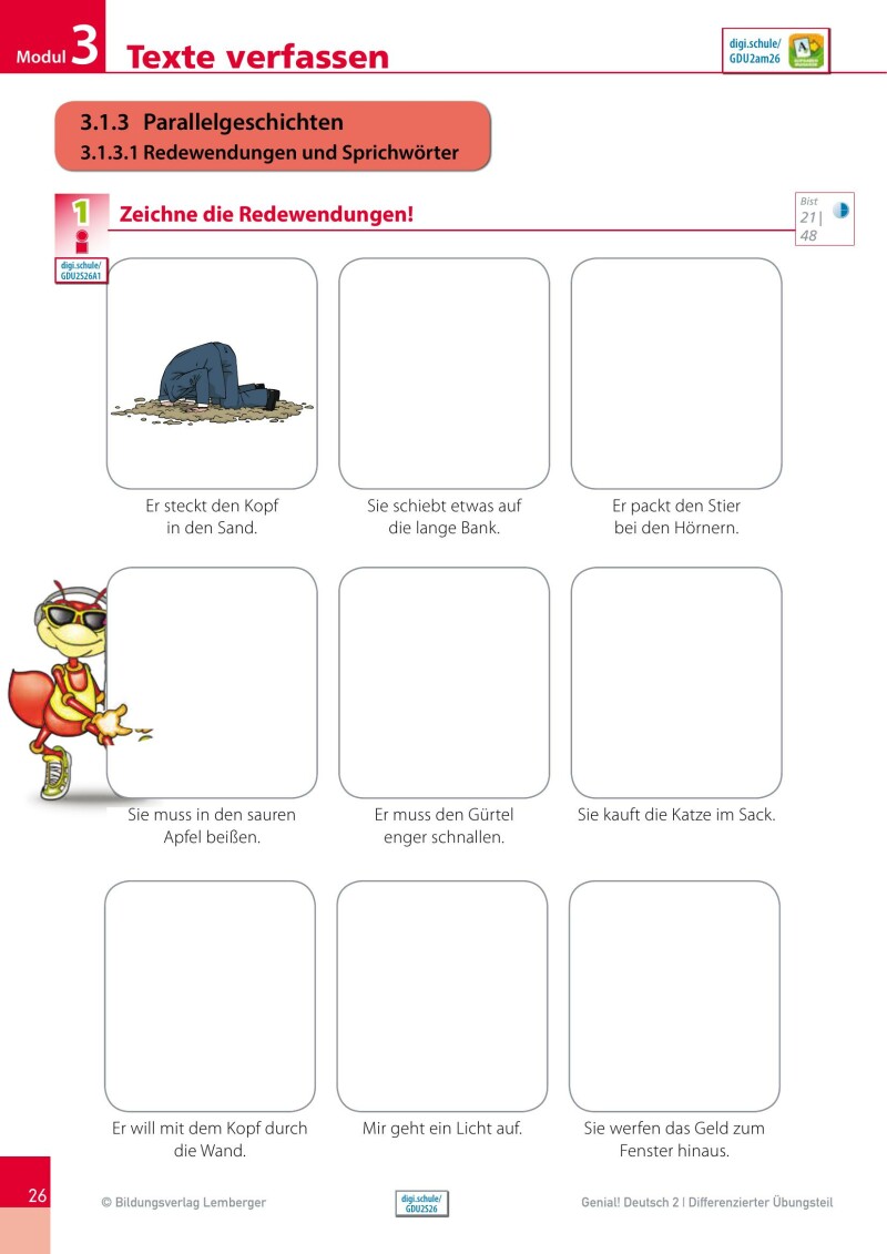 Genial! Deutsch 2 – Sprachbuch IKT / Lehrbuch Classic – Differenzierter Übungsteil