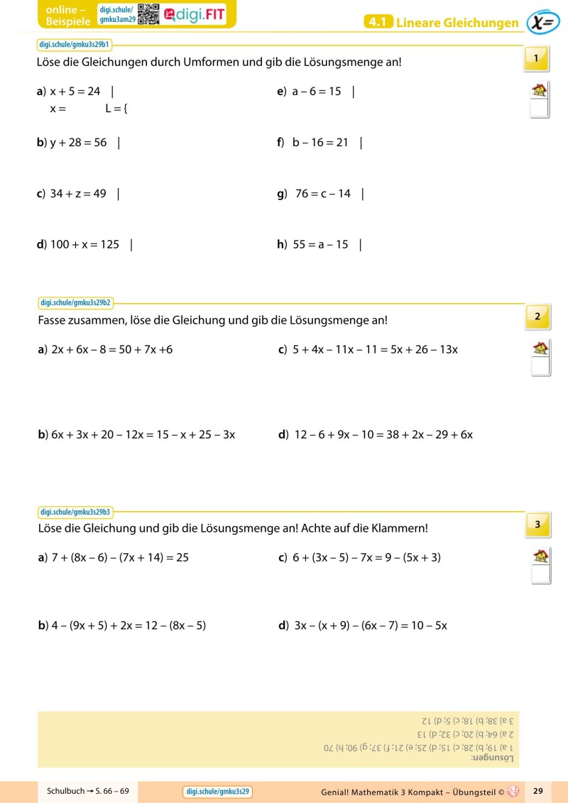 Genial! Mathematik 3 - Kompakt IKT v2.3 – Übungsteil