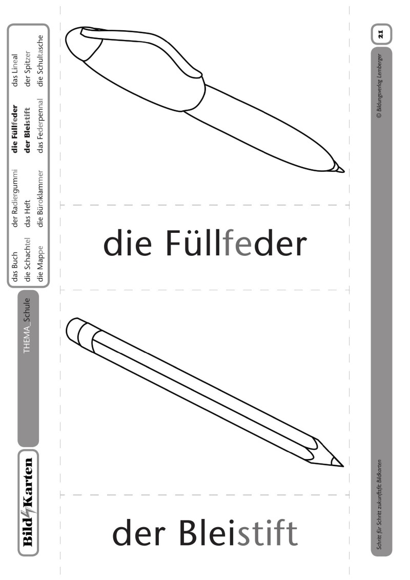 Genial! Deutsch DAZ - Schritt für Schritt zukunftsfit - Schulbuch Willkommen in Österreich: Bildkarten Grundwortschatz