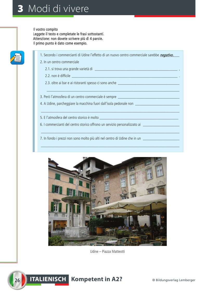 Italienisch Kompetent in A2? Arbeitsbuch inkl. Audio-CD