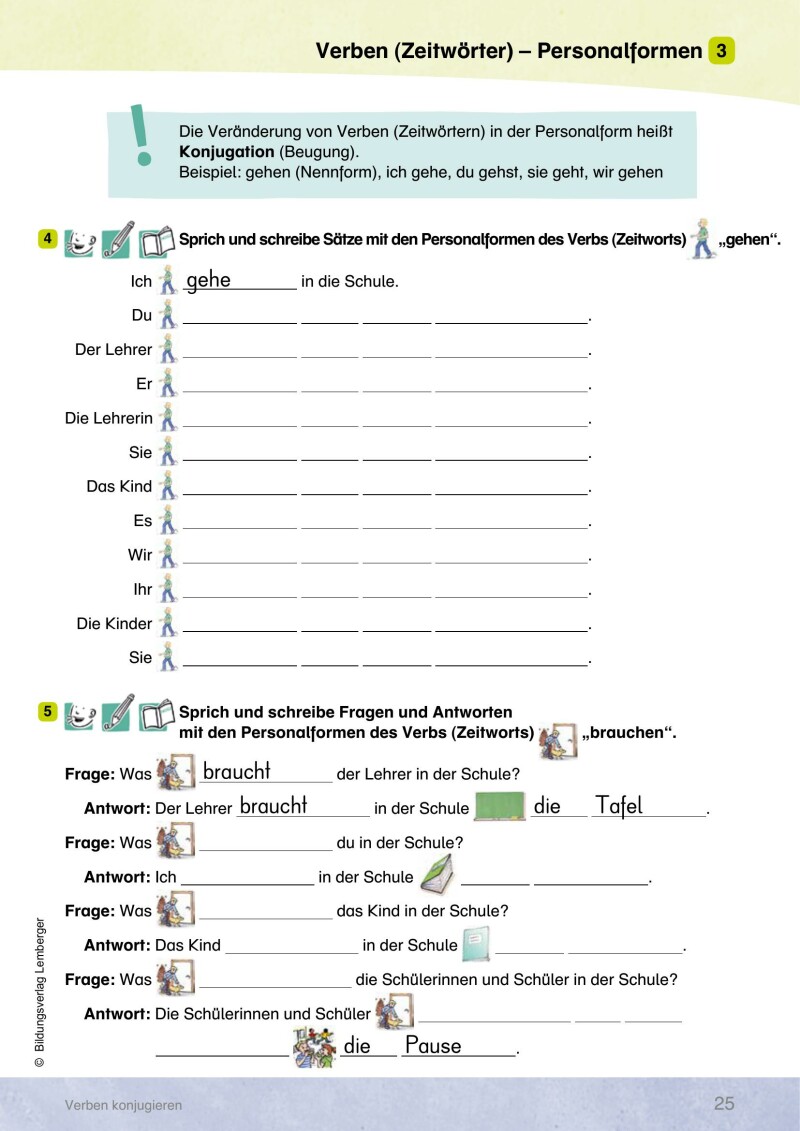 INDIGO - Silben-Themen-Wörterbuch: Arbeitsheft 2 - Grammatik