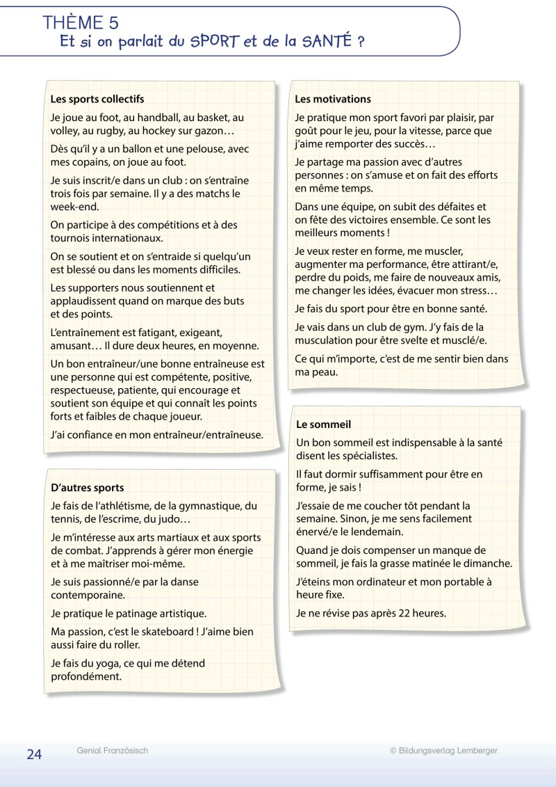 Génial, je parle français!