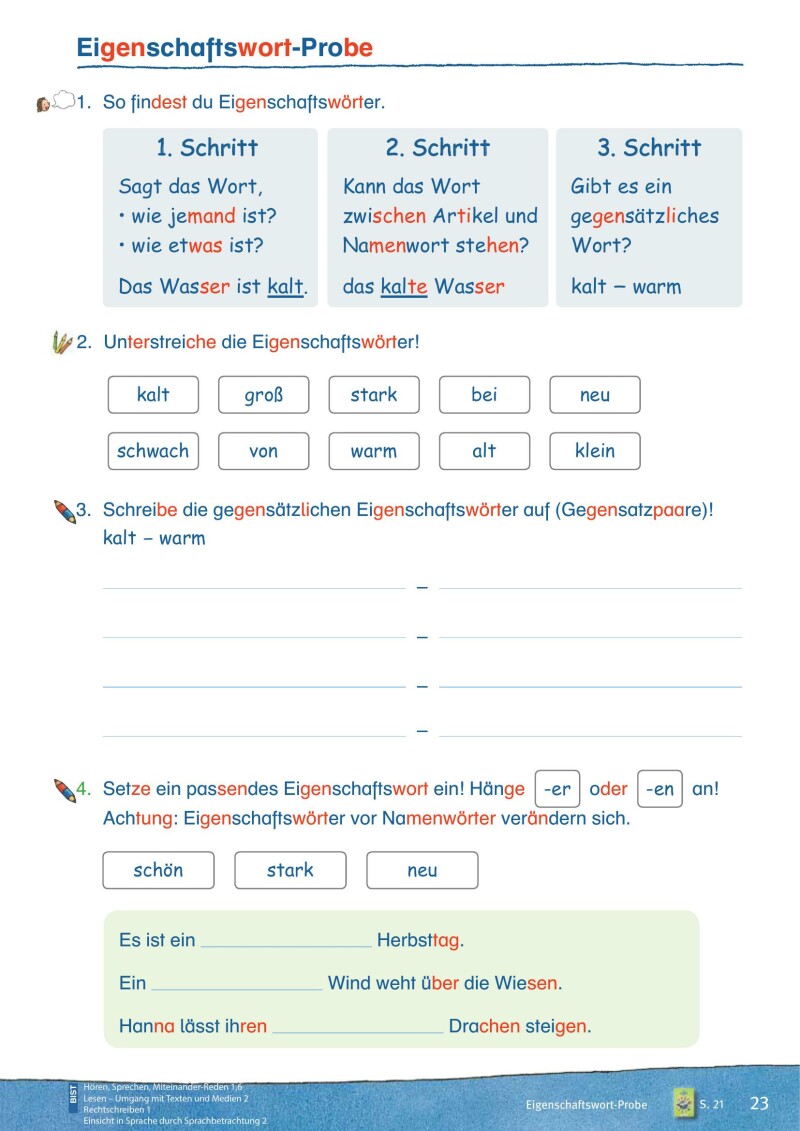 ABC der Tiere 3 - Schulbuch Kompaktausgabe: Spracharbeitsheft A (1. Semester)