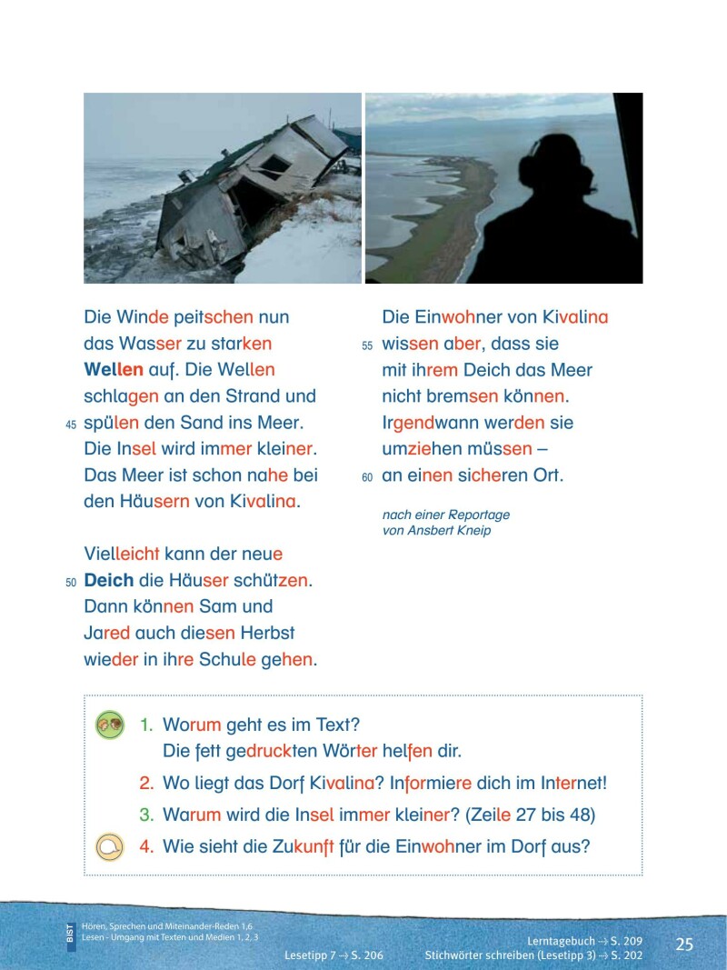 ABC der Tiere 3 - Schulbuch Kompaktausgabe: Lesebuch