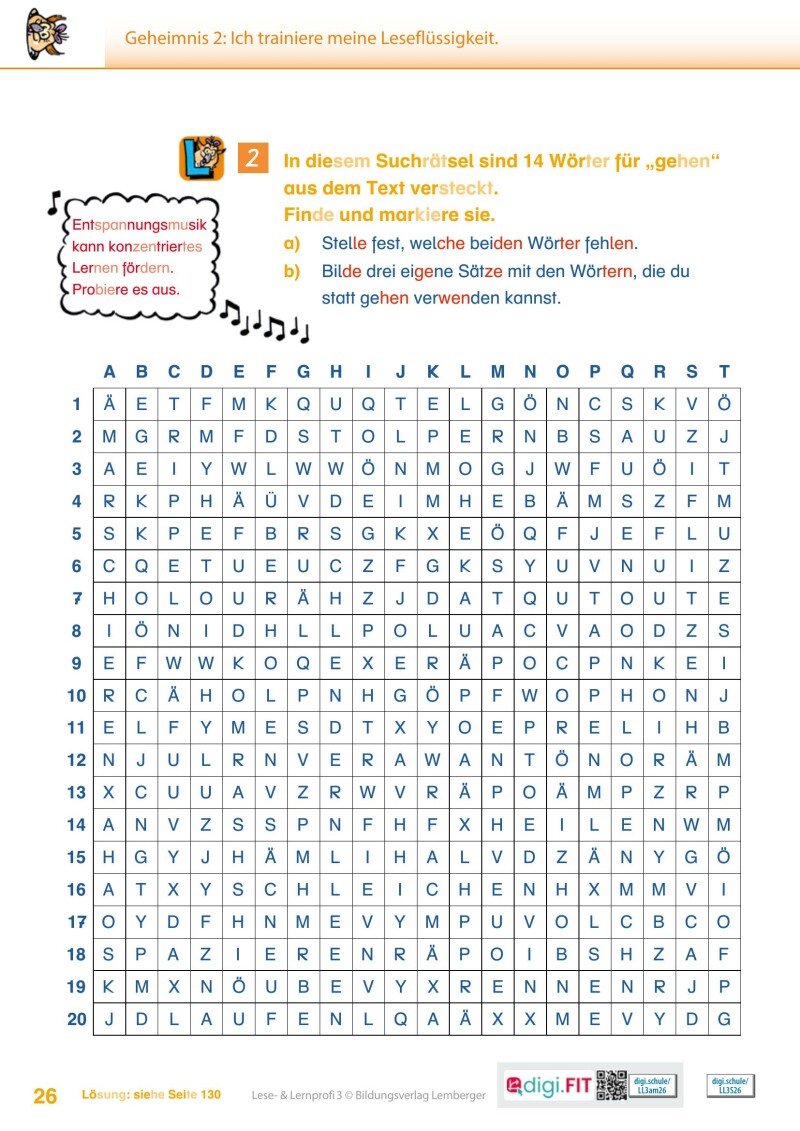 Lese- und Lernprofi 3 LP’23 v1.1 / Schulbuch – silbierte Ausgabe